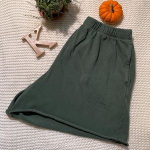 Super comfy Aerie green shorts. Size large